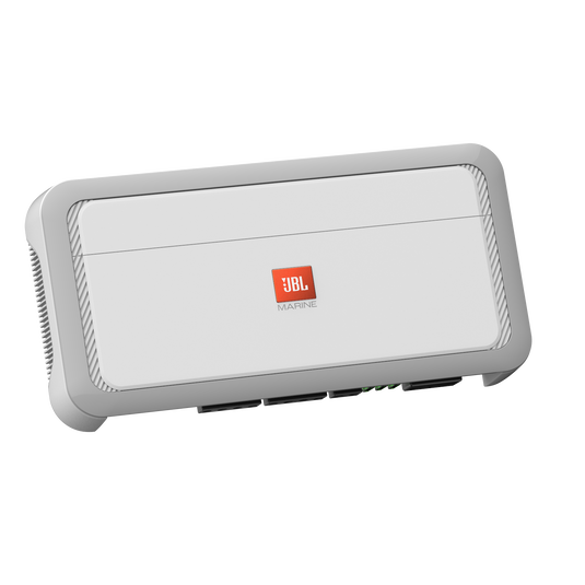 White JBL Marine A5055 five-channel amplifier