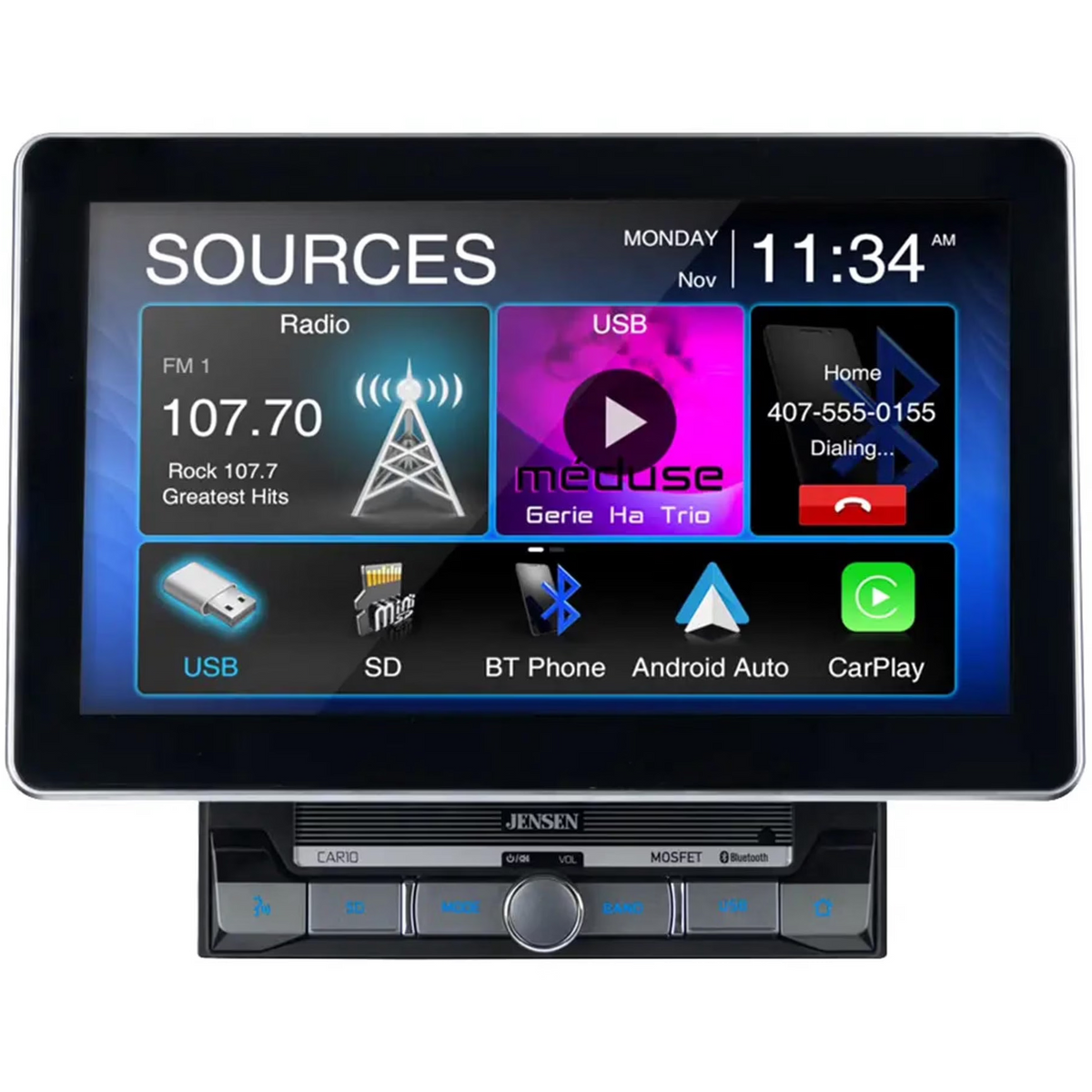 Jensen CAR10TC Car Stereo – The Next Generation in Car Audio