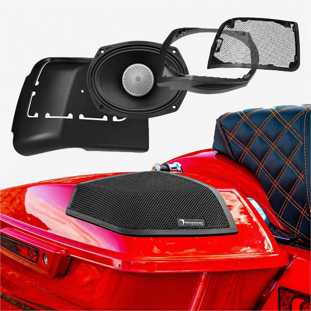 Diamond Audio MS692NEO4LK Harley-Davidson Speaker Lid Kit