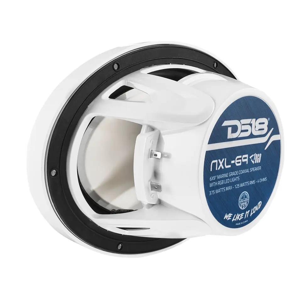 DS18 NXL-69/WH 6x9-Inch Marine Coaxial Speakers - White