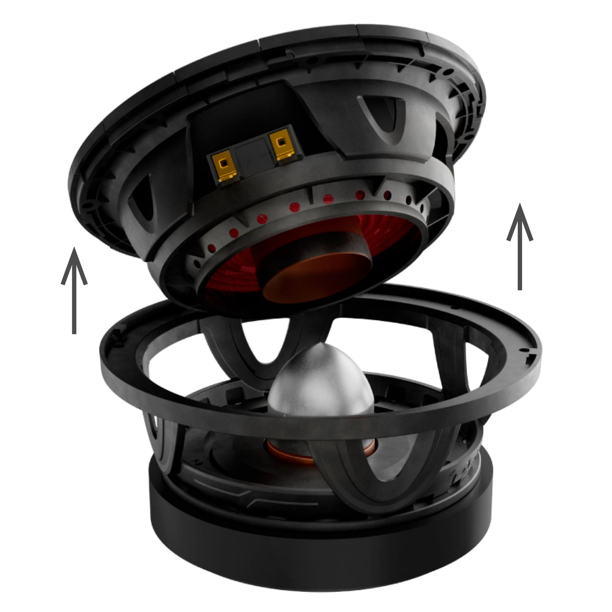 DS18 PROJECT360 High-Sensitivity Mid-High Loudspeaker with Bullet Rotating Recone Design For Quick Repair, product image 4