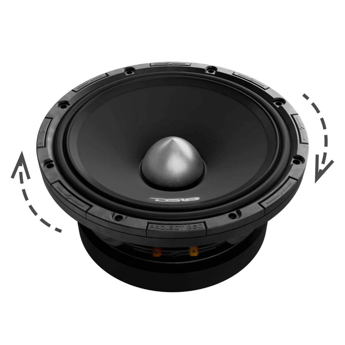 DS18 PROJECT360 High-Sensitivity Mid-High Loudspeaker with Bullet Rotating Recone Design For Quick Repair, product image 6
