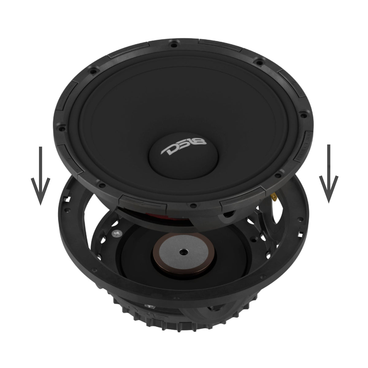 DS18 PROJECT360 - High-Sensitivity Mid-High Loudspeakers with Neodymium Magnet and Rotating Recone Design For Quick Repair,