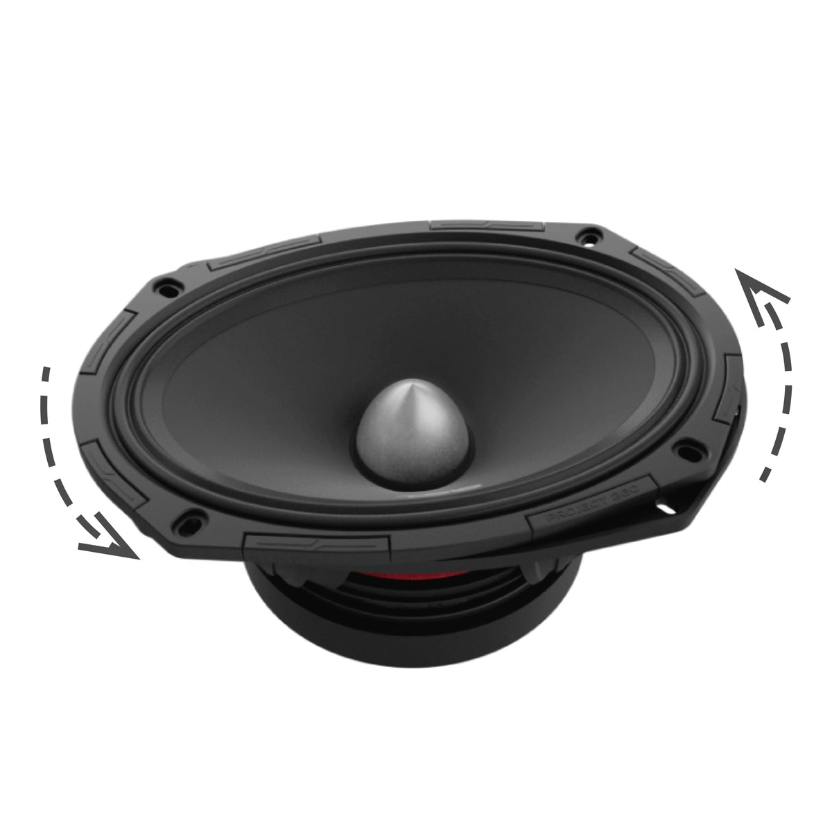 DS18 PROJECT360 High-Sensitivity Mid-High Loudspeaker with Bullet Rotating Recone Design For Quick Repair, product image 46