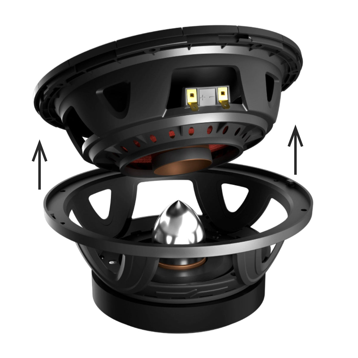 DS18 PROJECT360 High-Sensitivity Mid-High Loudspeaker with Bullet Rotating Recone Design For Quick Repair, product image 64