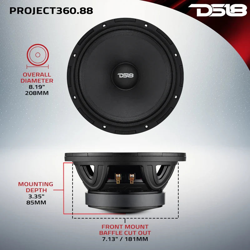 DS18 PROJECT360 - High-Sensitivity Mid-High Loudspeakers with Rotating Recone Design For Quick Repair, product image 69