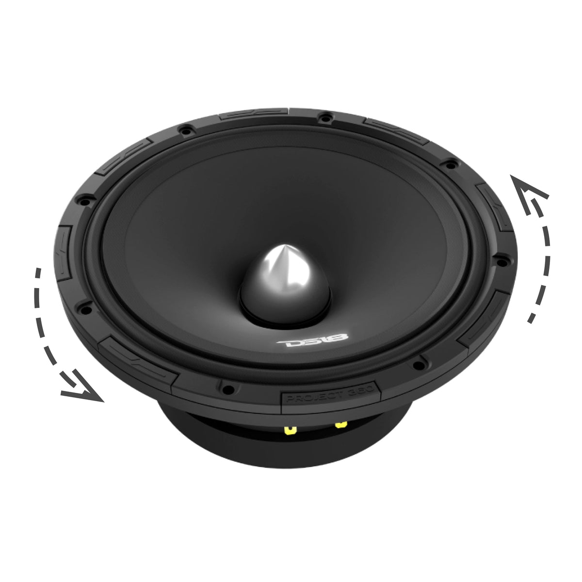 DS18 PROJECT360 High-Sensitivity Mid-High Loudspeaker with Bullet Rotating Recone Design For Quick Repair, product image 83
