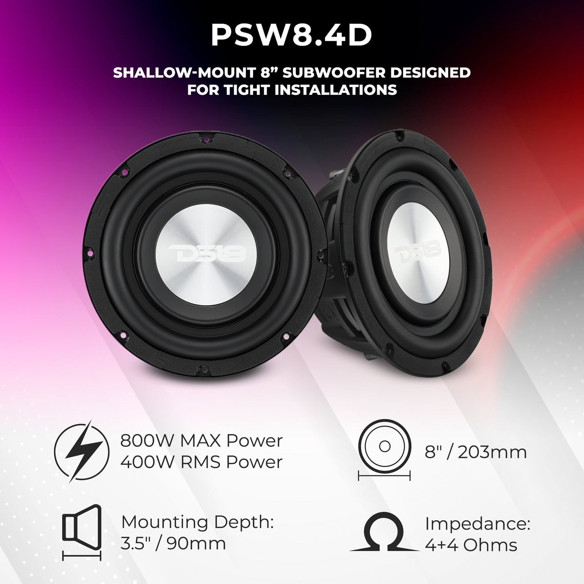 DS18 PSW8.4D, product image 2