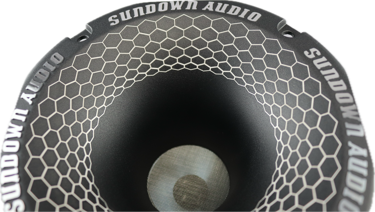 Sundown Audio SHFST 2" Throat Ferrite Compression Horn - manufacturer view 3