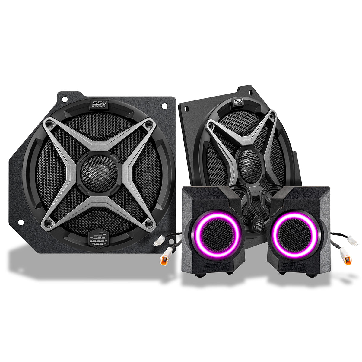 2024-2026 Polaris Xpedition Front 6.5" Speaker + 1" Tweeter Kit