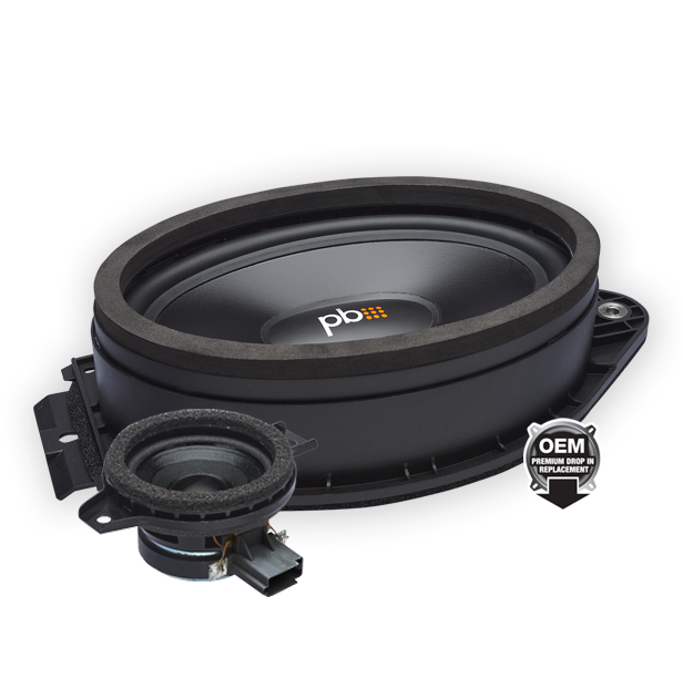Powerbass OE69C-GM2 2Ω OEM Replacement Component Speaker Chevy / GMC