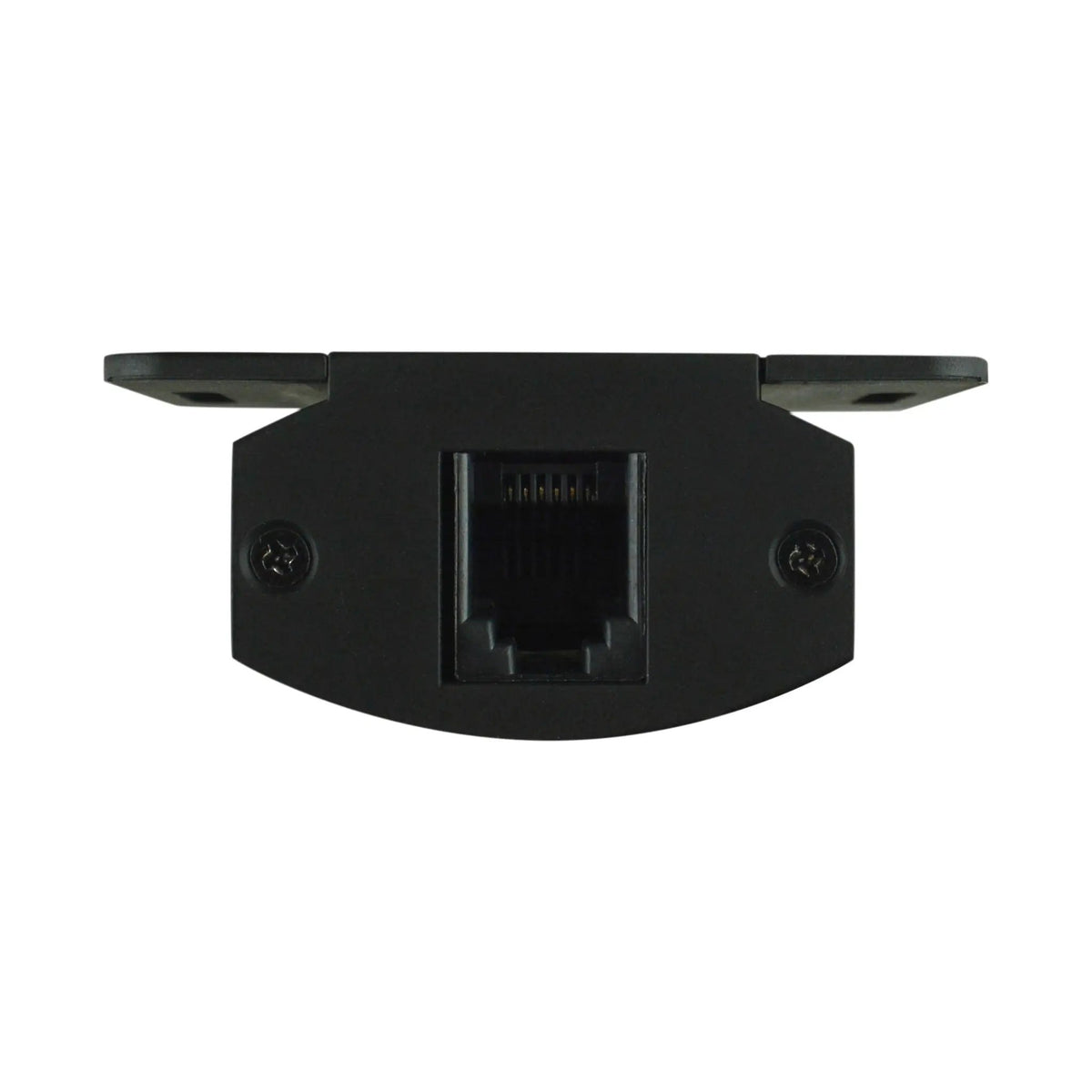 Rear of bass-level remote showing its cable socket