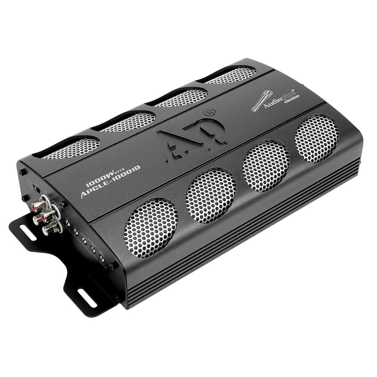Audiopipe APCLE-10001D amplifier, angled view