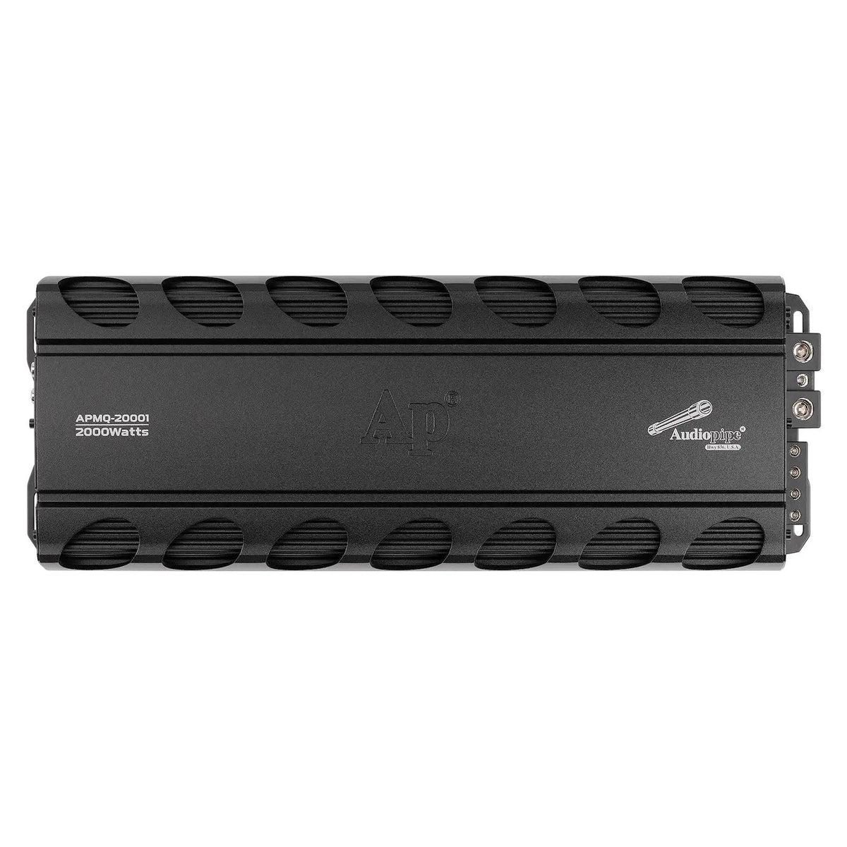 Audiopipe APMQ-20001 amplifier, top view