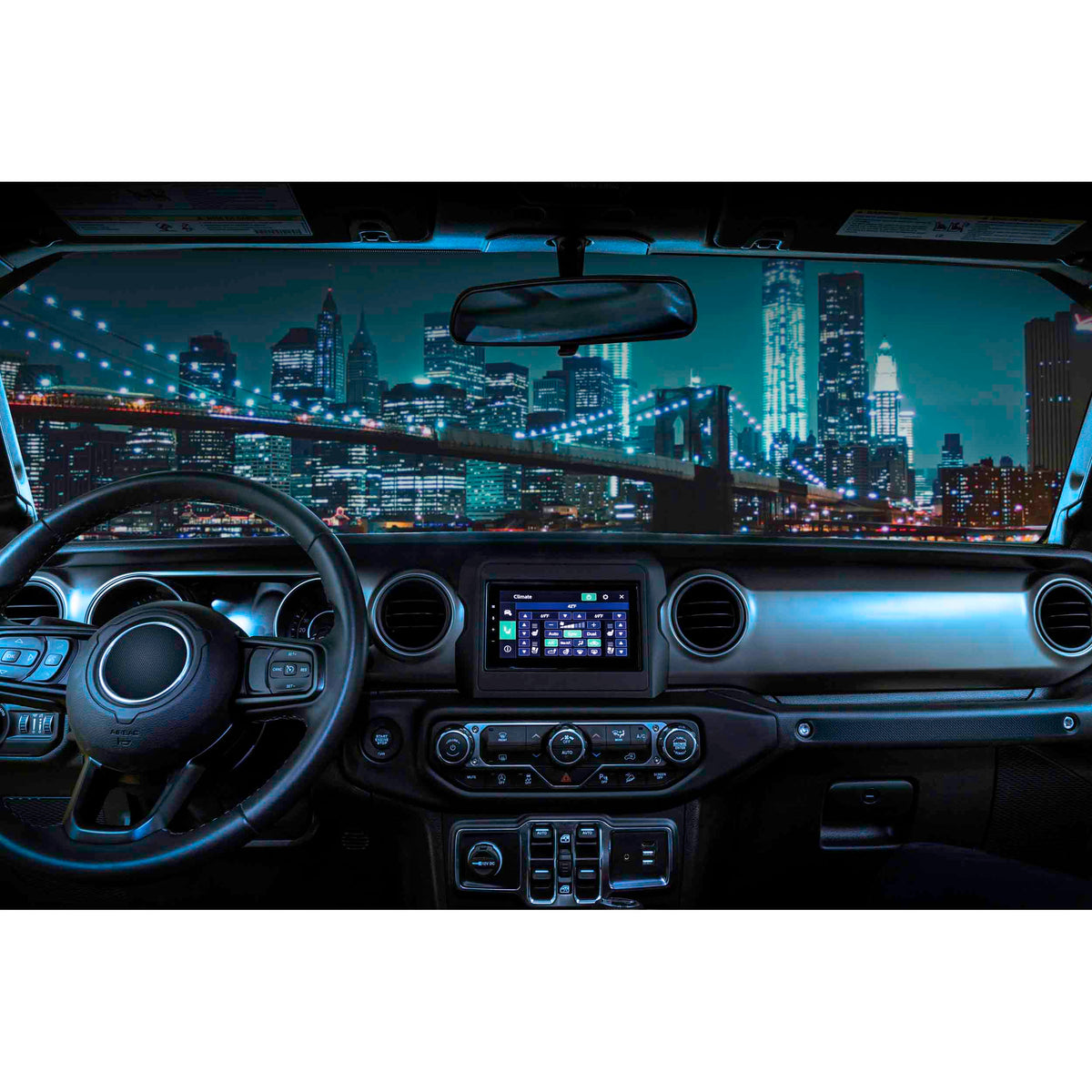 Pioneer® Radio Integration Package - Jeep Wrangler JL 2018.5-2023 — AXPIO-JL1