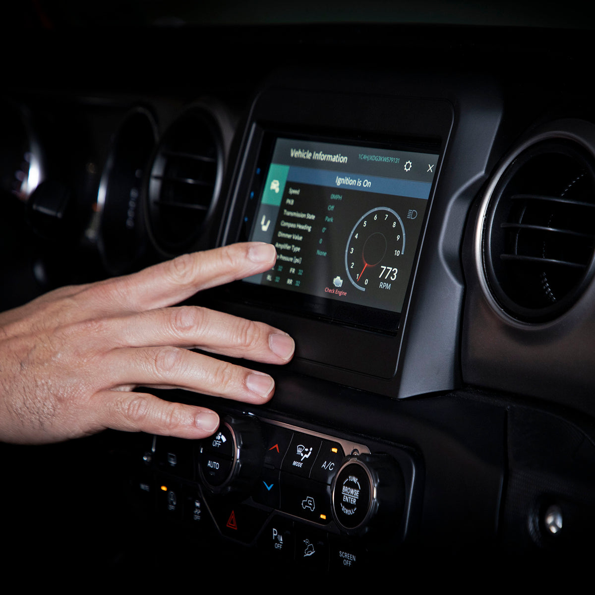 Pioneer® Radio Integration Package - Jeep Wrangler JL 2018.5-2023 — AXPIO-JL1