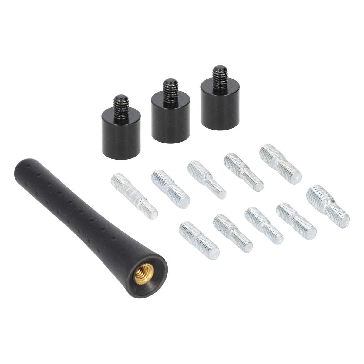 Black Rubber Replacement Mast | 3" — 44-STUB