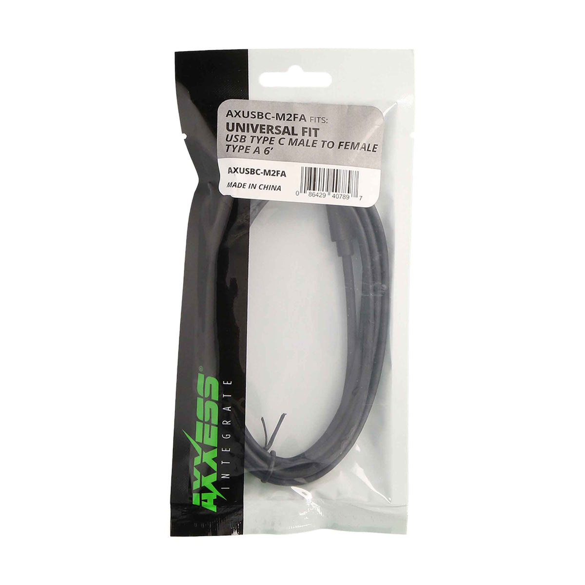 USB-C to Female Type A Replacement Cable | 6 ft. — AXUSBC-M2FA