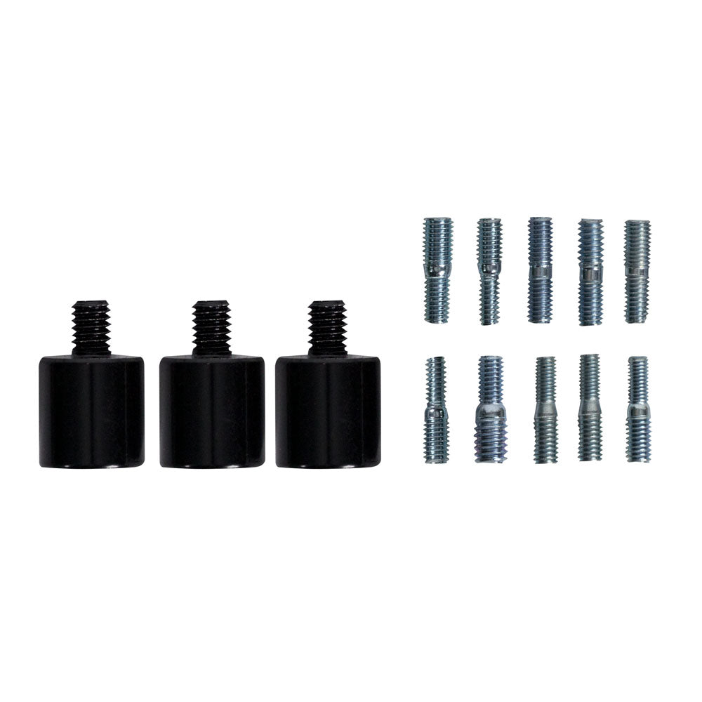 Black Rubber Replacement Mast | 3" — 44-STUB