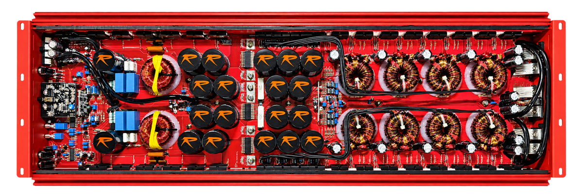 Ruthless Audio 10000.1 Monoblock Amplifier — 10,000W RMS Red