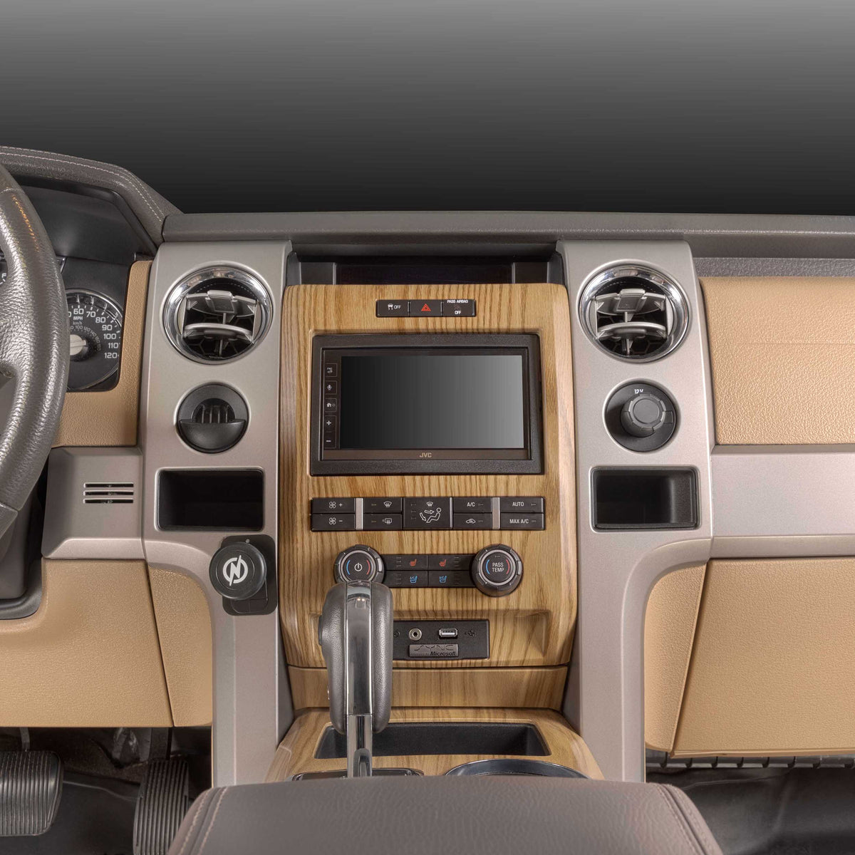 Ford F-150 2011-2012 - Lariat - Drape Walnut — 95-5820DW