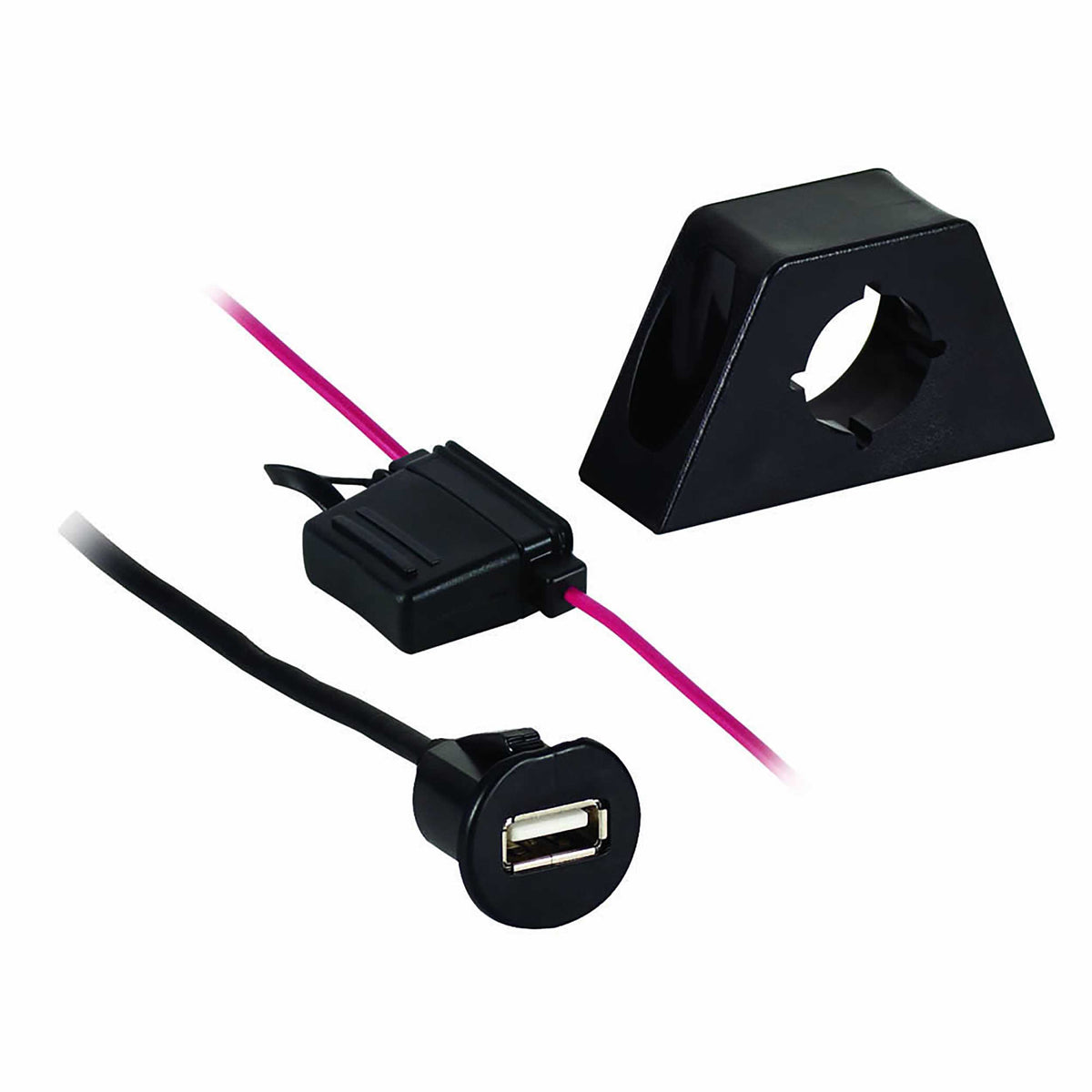 Universal Under Dash or Flush Mount USB Charger — AXUSB-CP