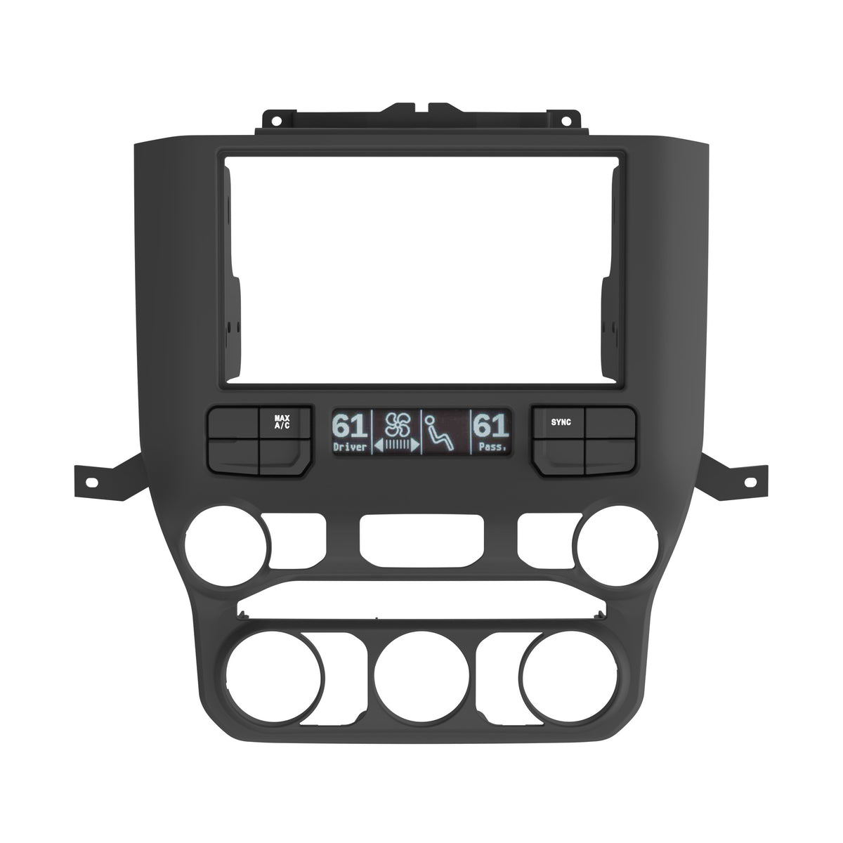 RAM 2019-2024 (with factory 8.4” screen & auto climate, excludes Classic models) — 107-CH6B