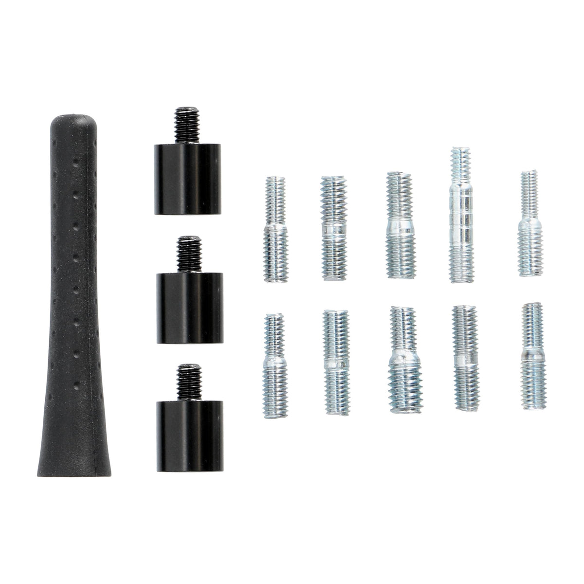 Black Rubber Replacement Mast | 3" — 44-STUB
