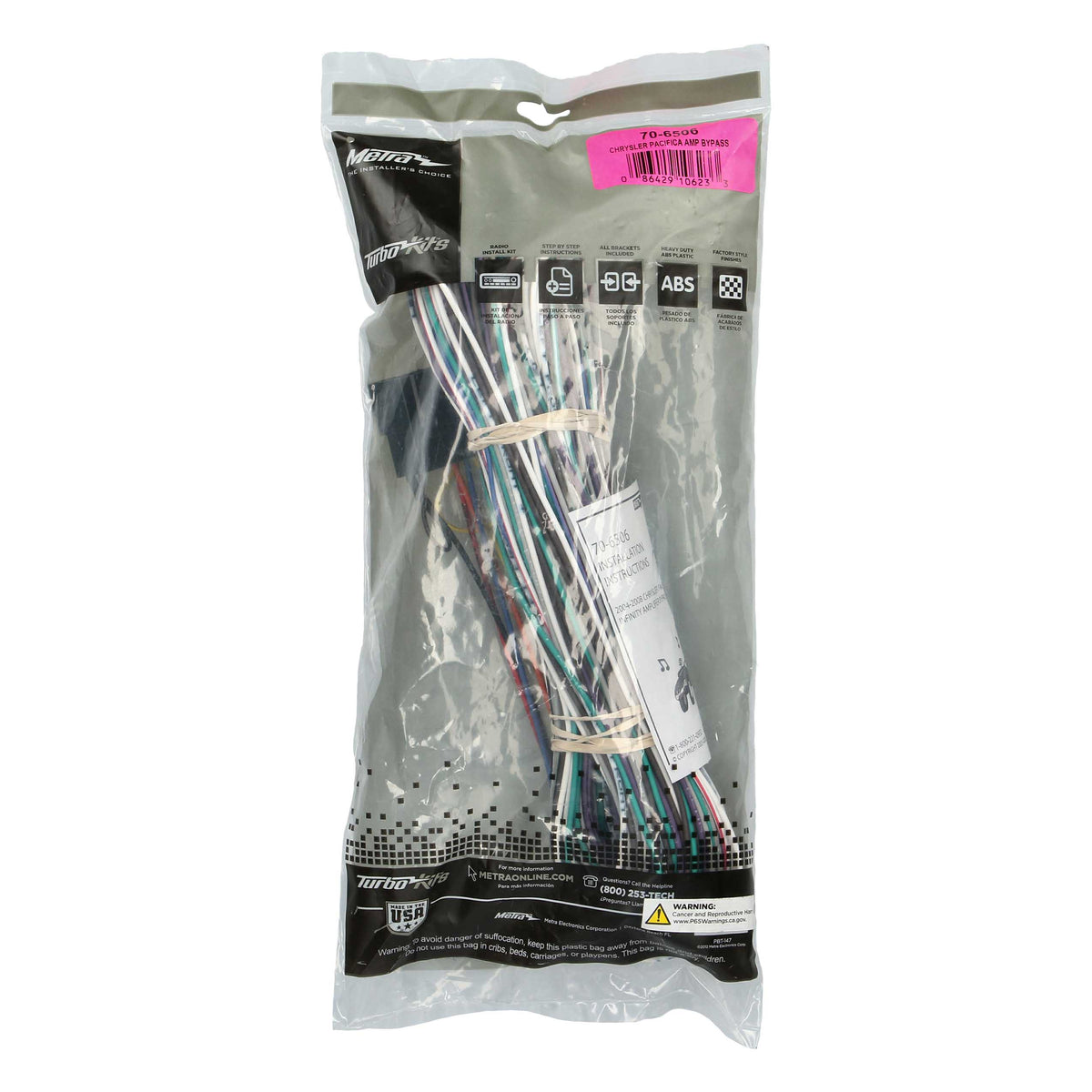 Amp Bypass Harness - Chrysler Pacifica 2004-2008 — 70-6506