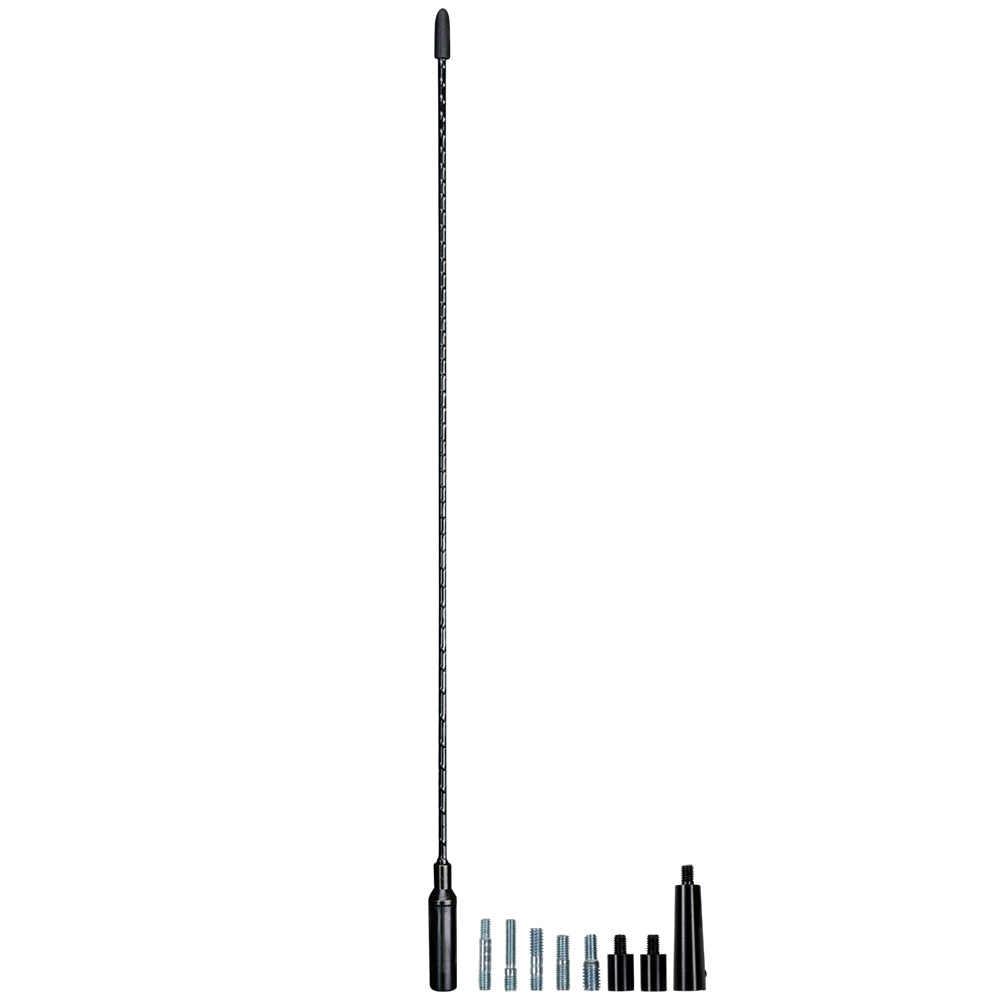 Universal Replacement Mast | Black Spiral | 17" — 44-RMF2