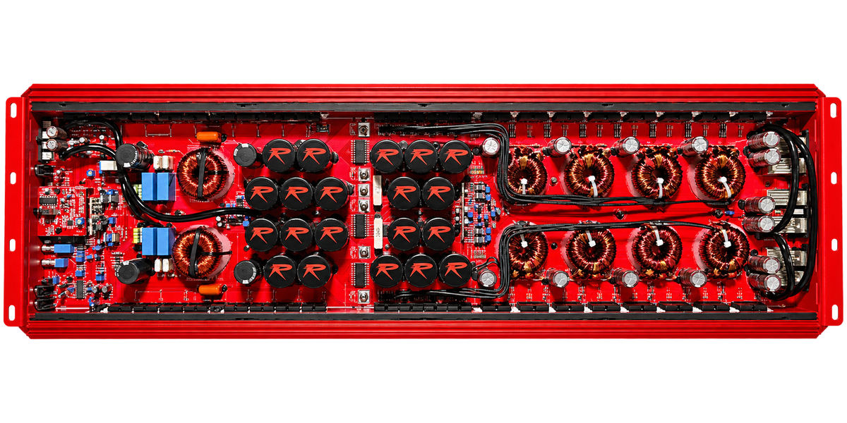 Ruthless Audio Ruthless Audio 12500.1 Red 12,500 Watt Monoblock Amplifier - Car Audio