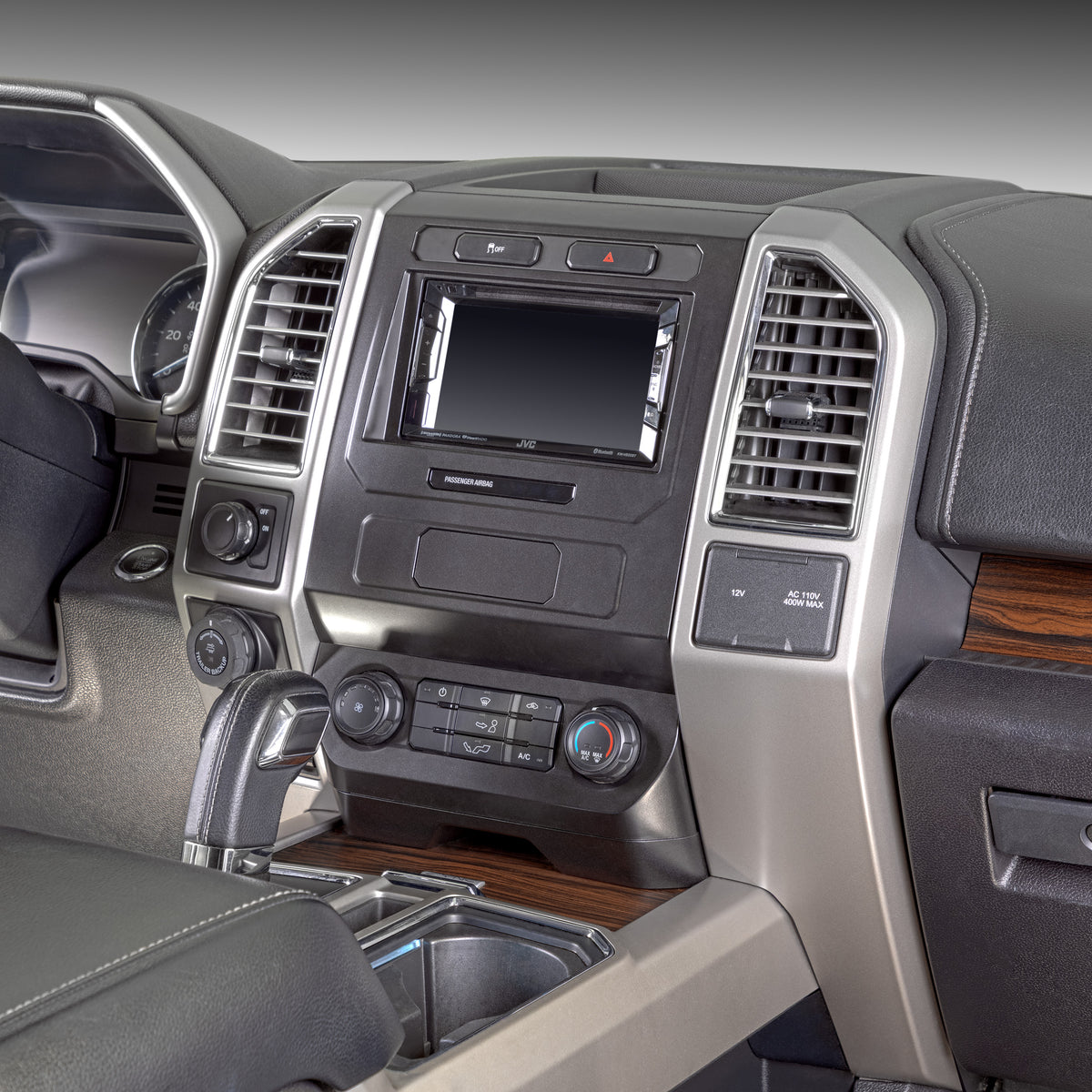 Ford F-Series 2015-2022 (with single-zone climate controls) — 95-5869CH