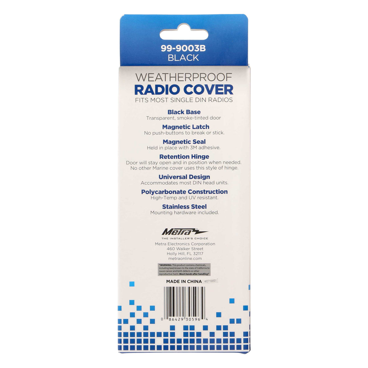 Universal Marine Cover System - Black — 99-9003B
