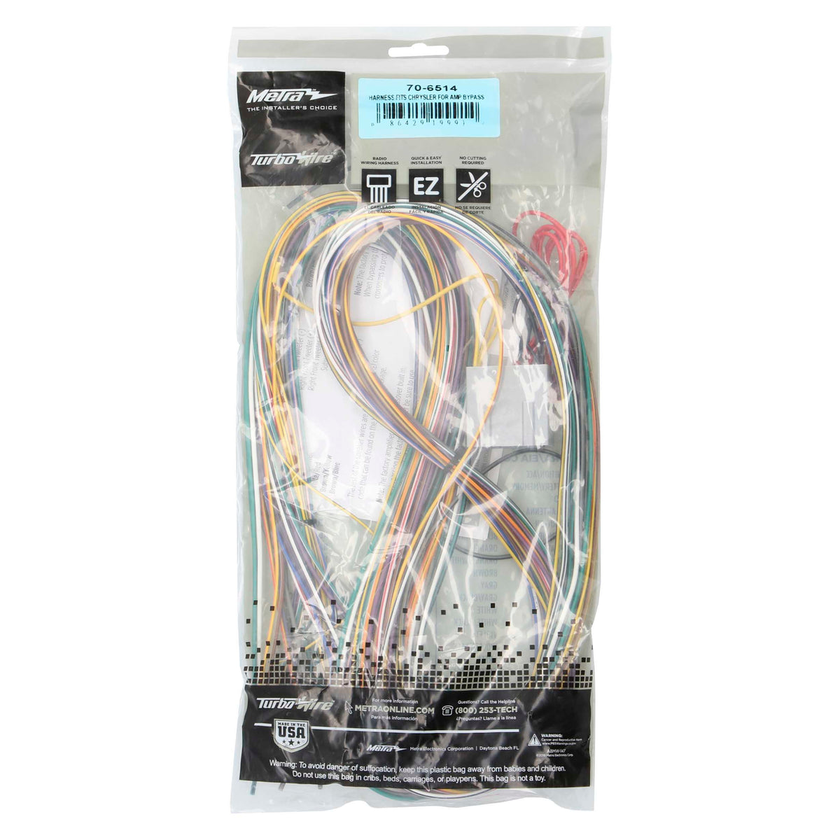 Amp Bypass Harness - Chrysler | Dodge | Jeep 2004-2009 — 70-6514