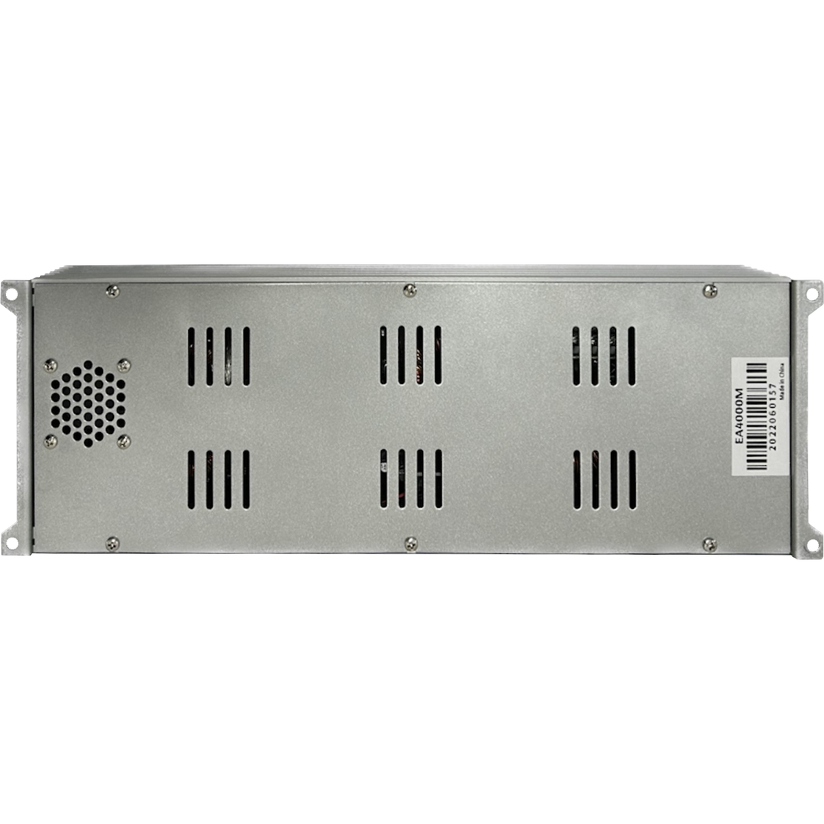 Elite Audio EA4000M amplifier underside with ventilation slots