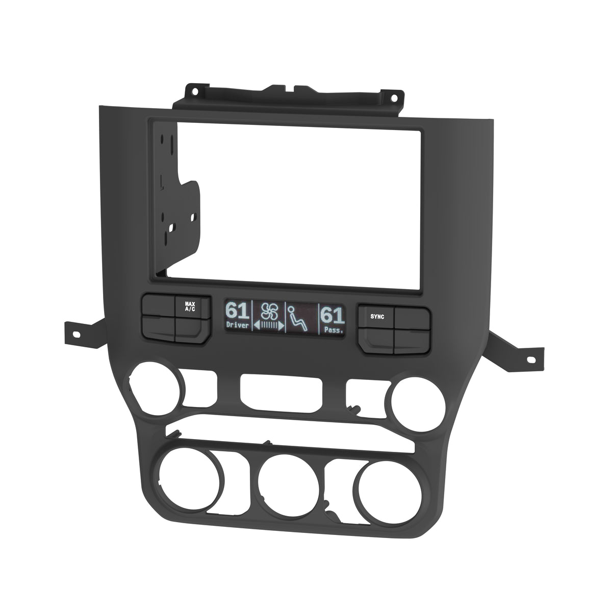 RAM 2019-2024 (with factory 8.4” screen & auto climate, excludes Classic models) — 107-CH6B