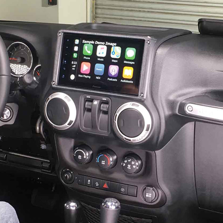 Jeep Wrangler 2011-2018 - Fits Pioneer 8" Radios — 108-CH1B