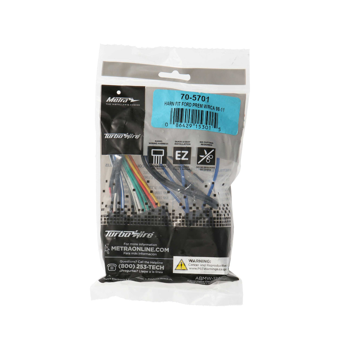 Radio Replacement Harness - Ford | Lincoln | Mercury 1998-2003 (with Premium sound) — 70-5701