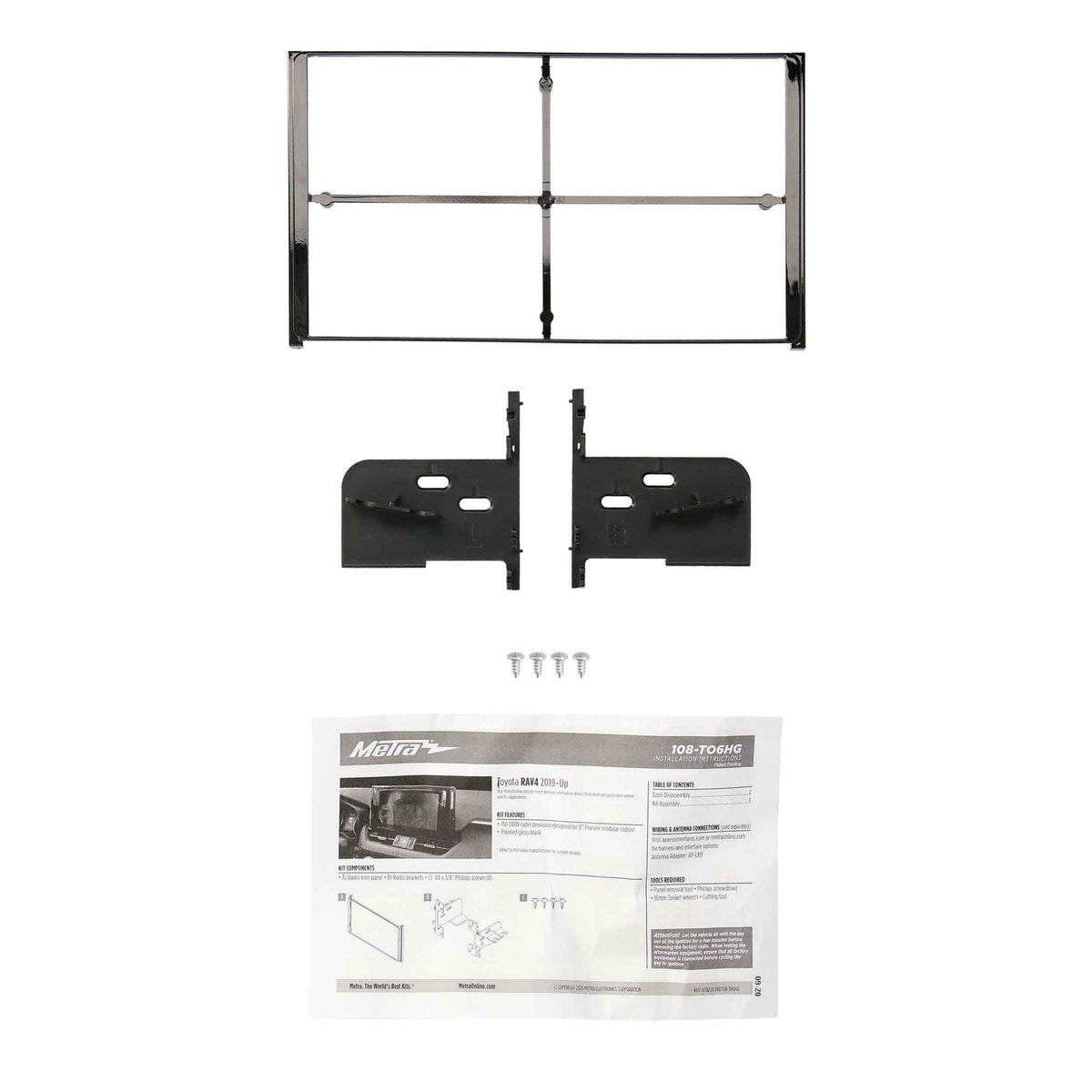 Toyota Rav4 2019-2024 - Fits Pioneer 8" Radios — 108-TO6HG