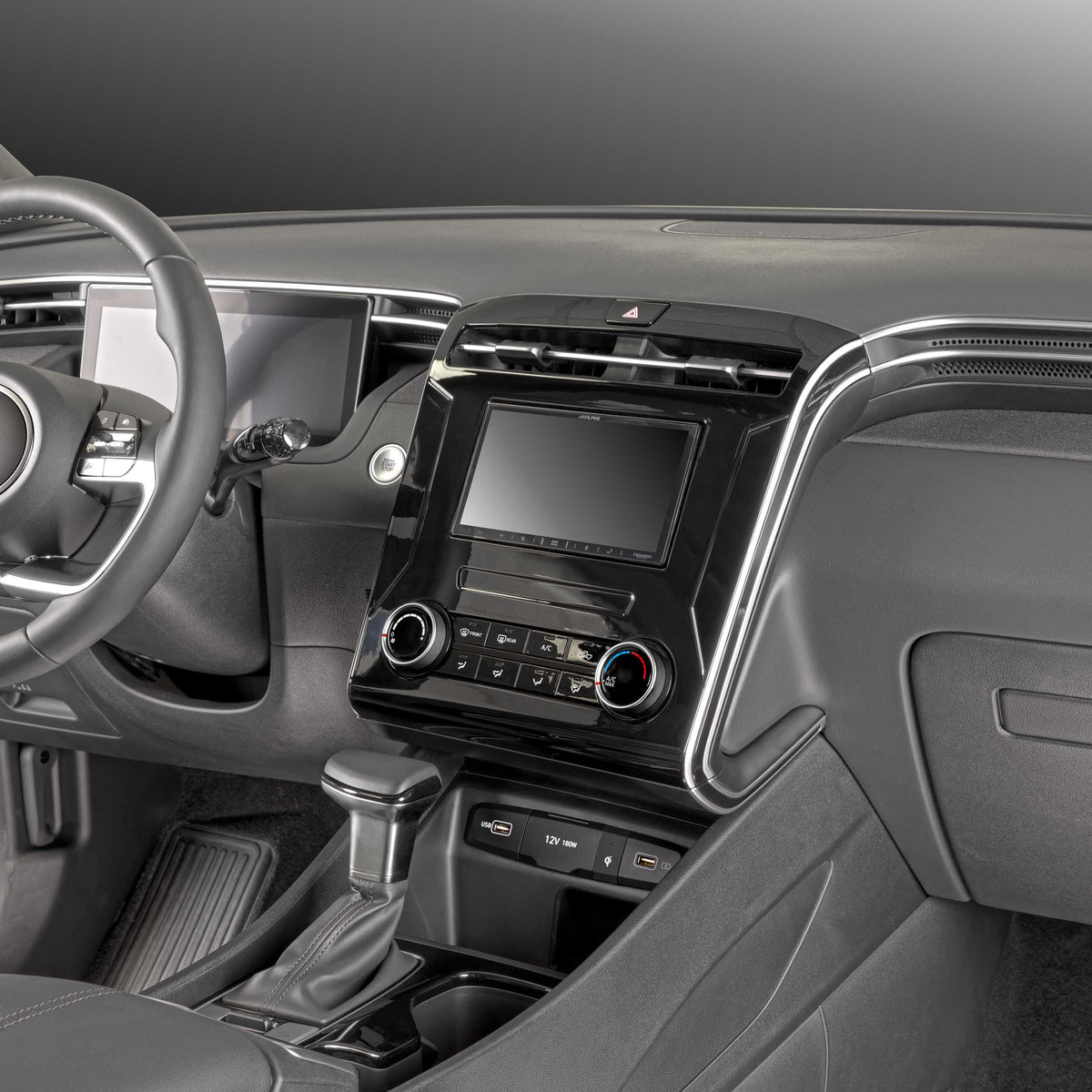 Hyundai Santa Cruz 2022-2024 (without factory NAV & with manual climate controls) — 95-7297