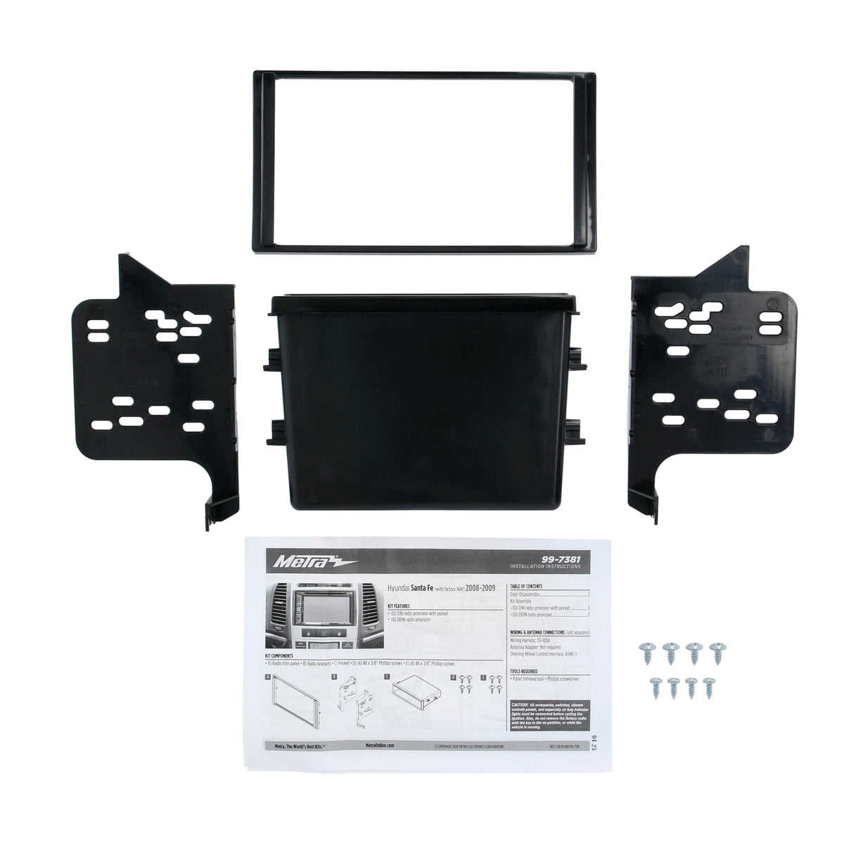 Hyundai Santa Fe 2008-2009 (with factory NAV) — 99-7381