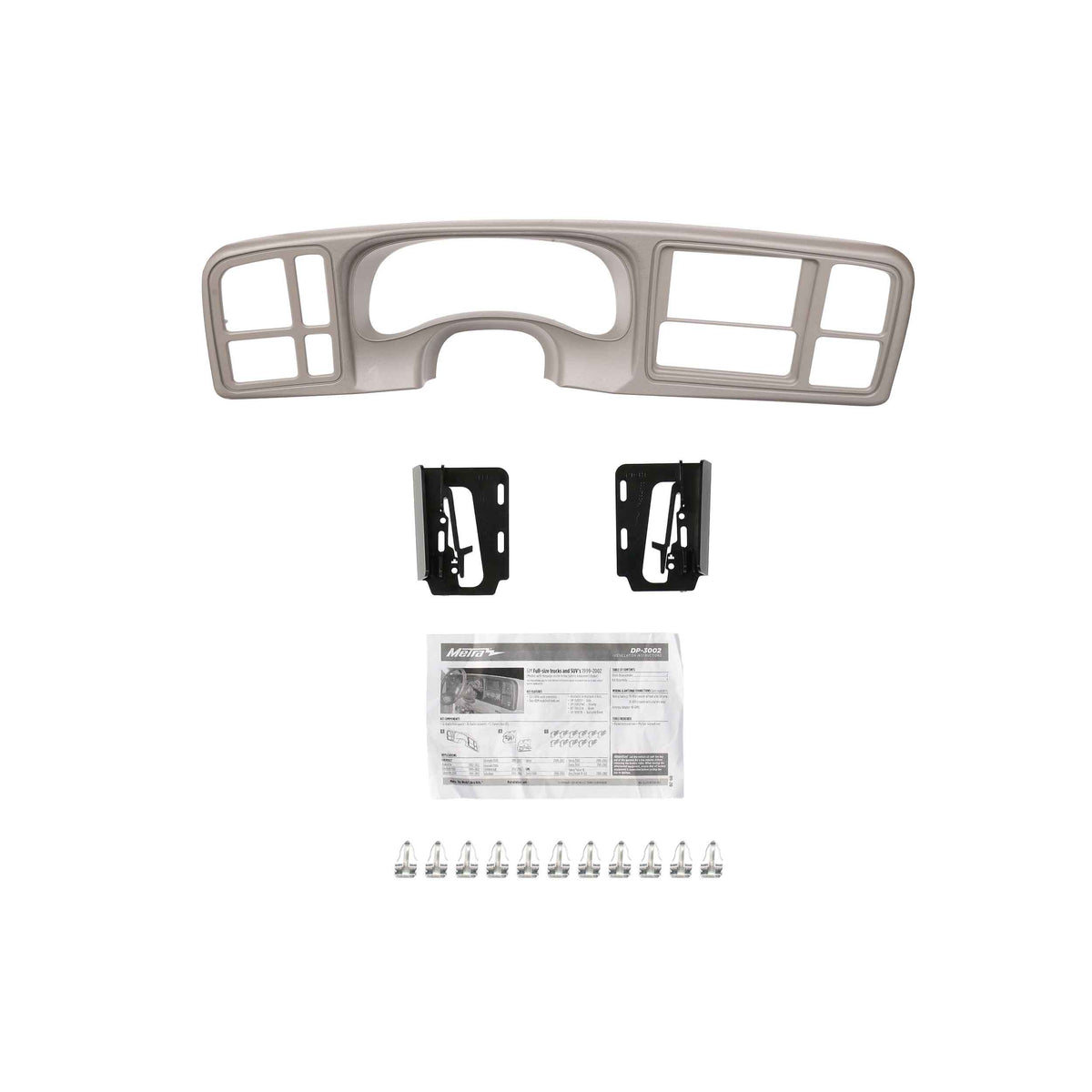 Dash Panel - GM Full-Size Truck | SUV 1999-2002 - Pewter — DP-3002PWT