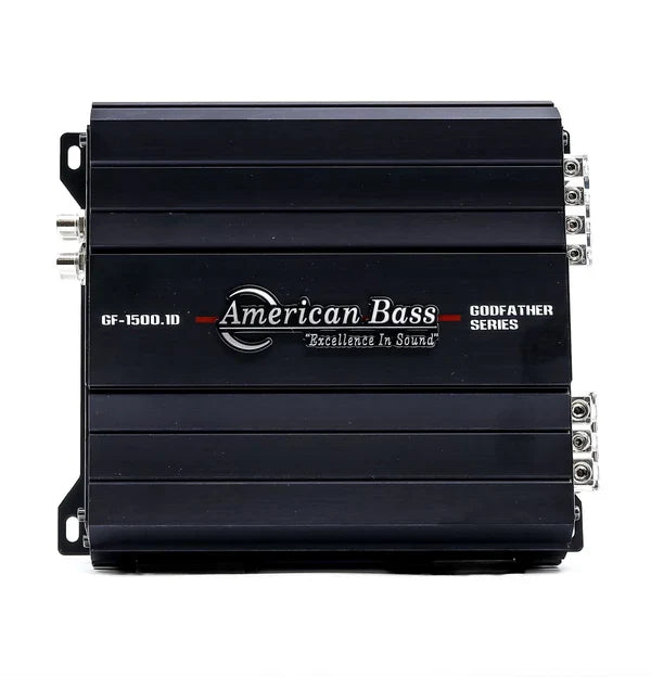 American Bass American Bass Godfather 1500.1D 1,500 Watt Monoblock Amplifier - Car Audio