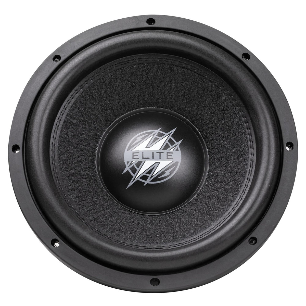 Hifonics ELITE subwoofer with a black cone, front view