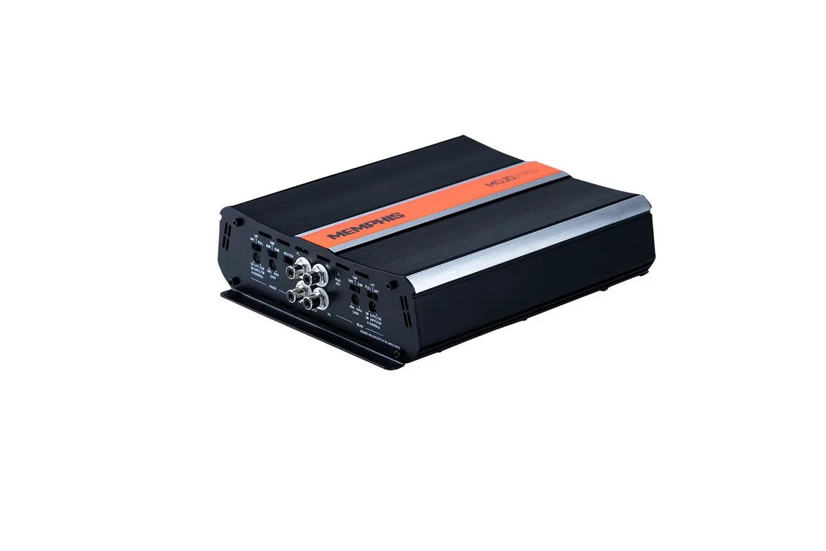 Memphis MOJO Pro amplifier, angled control-panel view