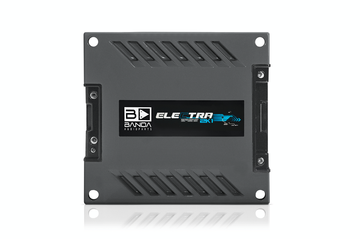 Banda Electra 2K1 1-ohm amplifier, top view