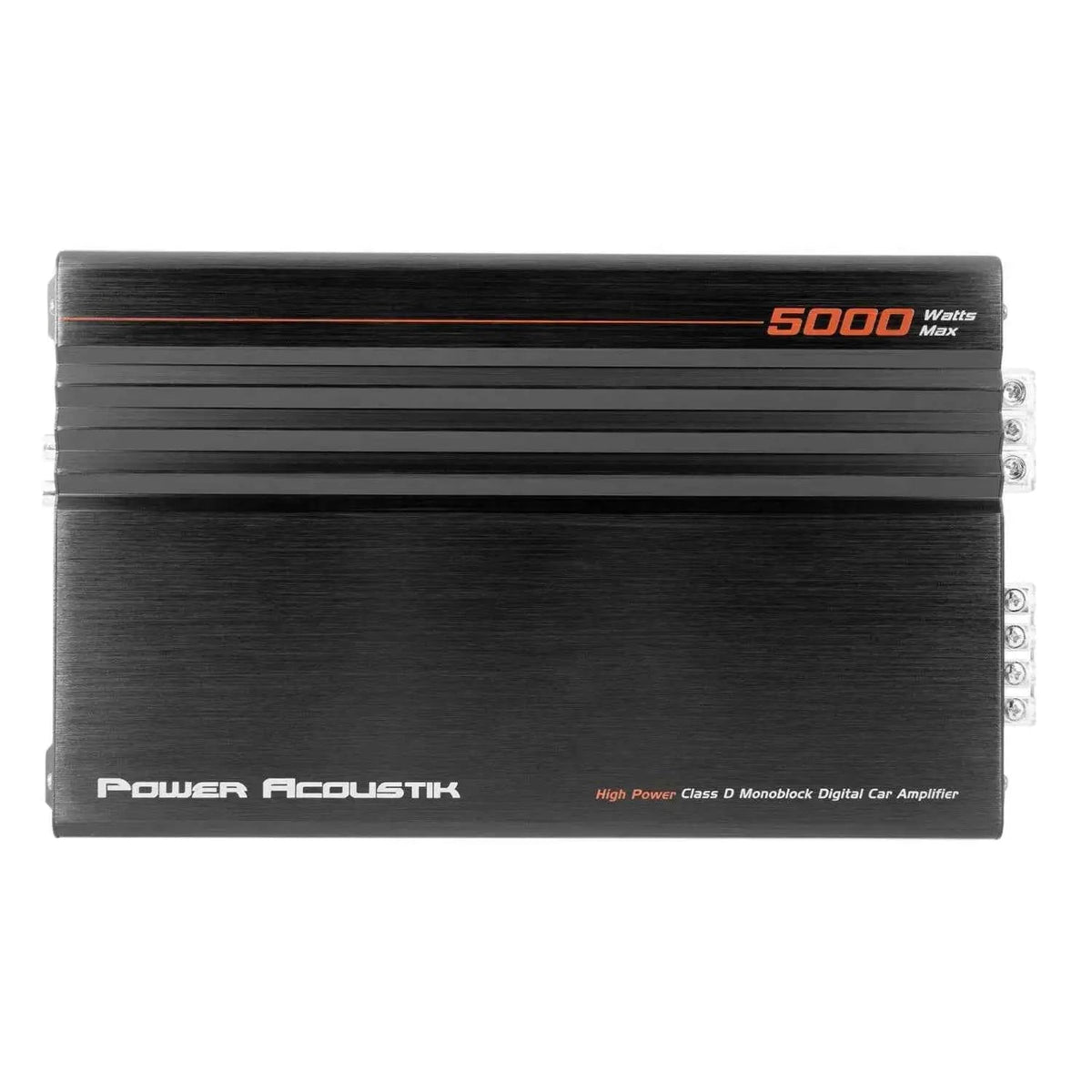Power Acoustik CA1-5000D amplifier - top-panel view