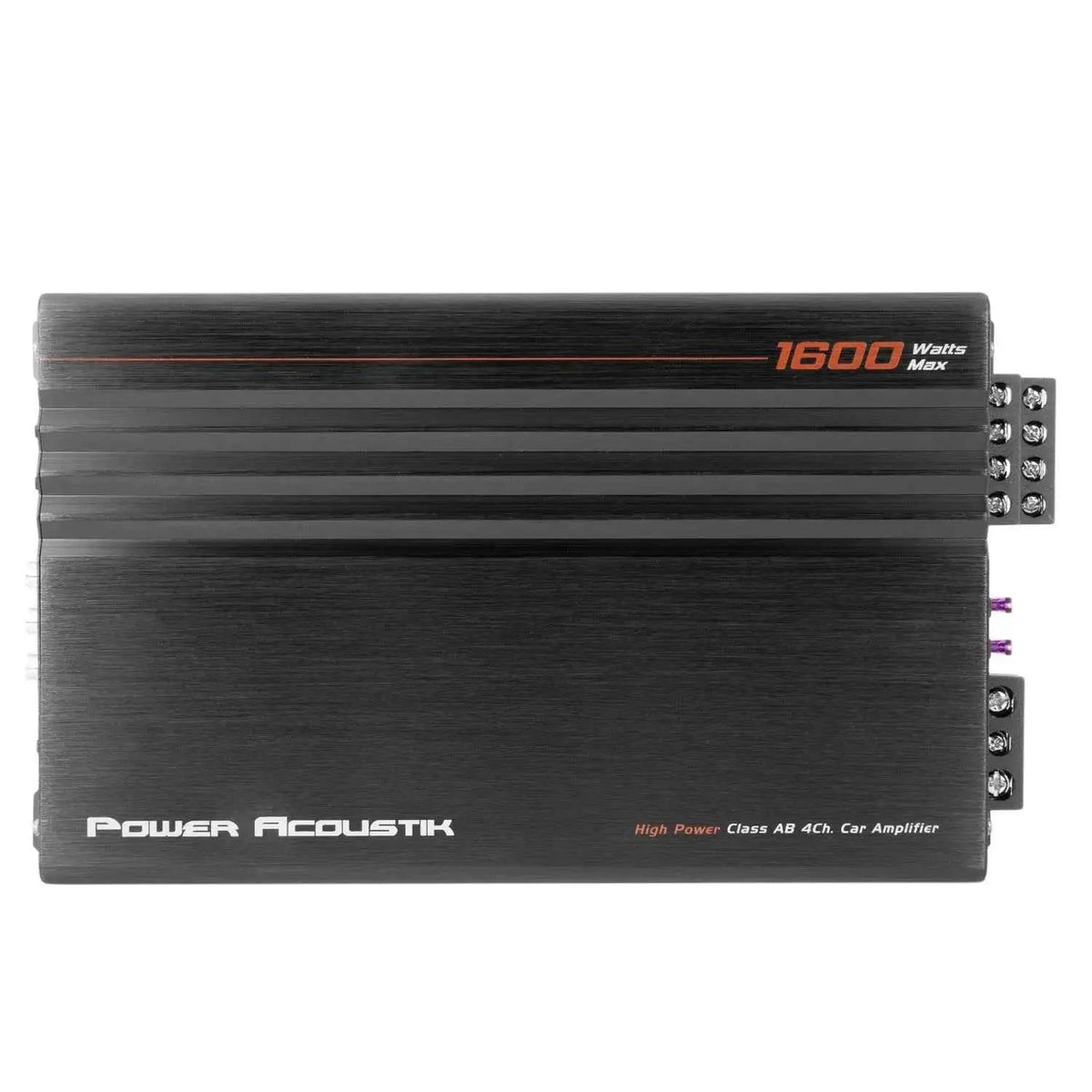 Power Acoustik CA4-1600 amplifier - top-panel view