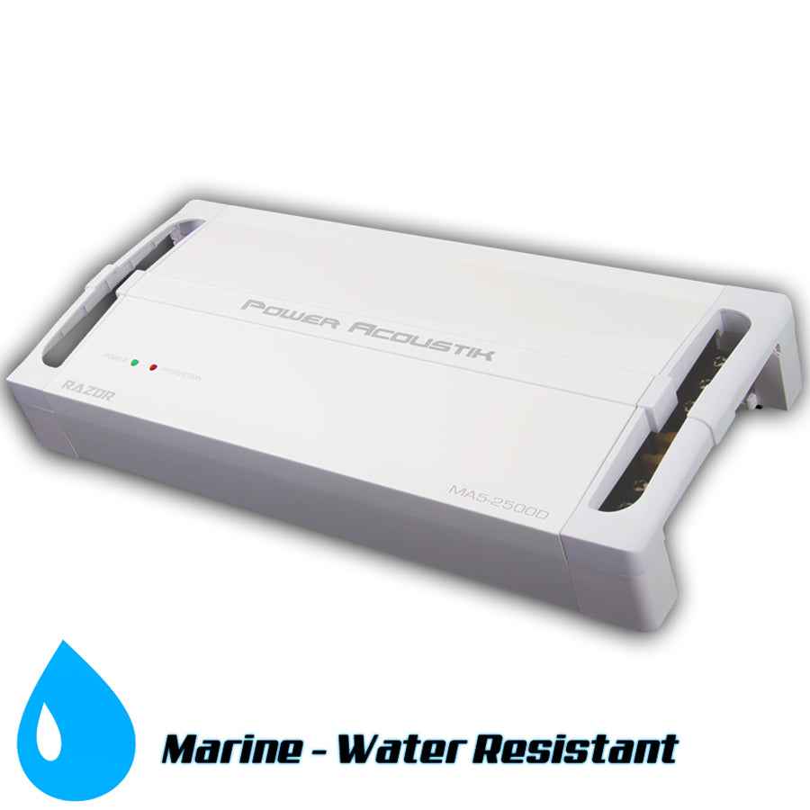 Power Acoustik MA5-2500D 5-channel Class D marine amplifier