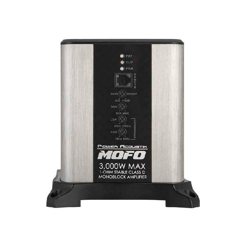 Power Acoustik MOFO1-3KD amplifier - adjustment control panel